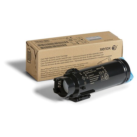 Xerox Xerox High Capacity Cyan Toner Cartridge, 2400 Yield 106R03477